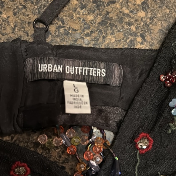 Urban Outfitters Spring Fling Floral Beaded Cami Bra Sz L - Picture 7 of 13